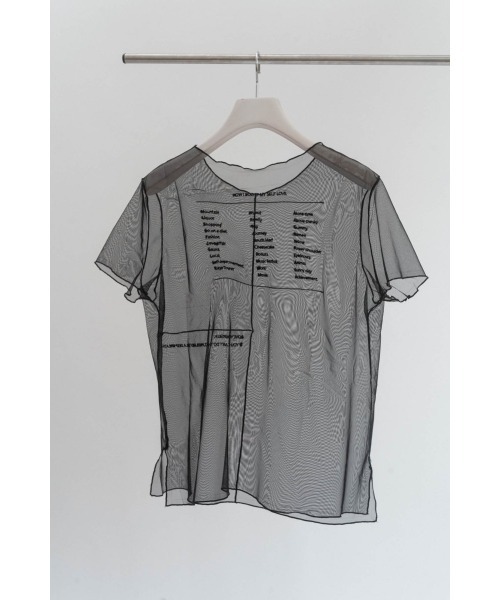 トップス KnuthMarf embroidery sheer T embroidery sheer T（Tシャツ/カットソー）｜Knuth Marf