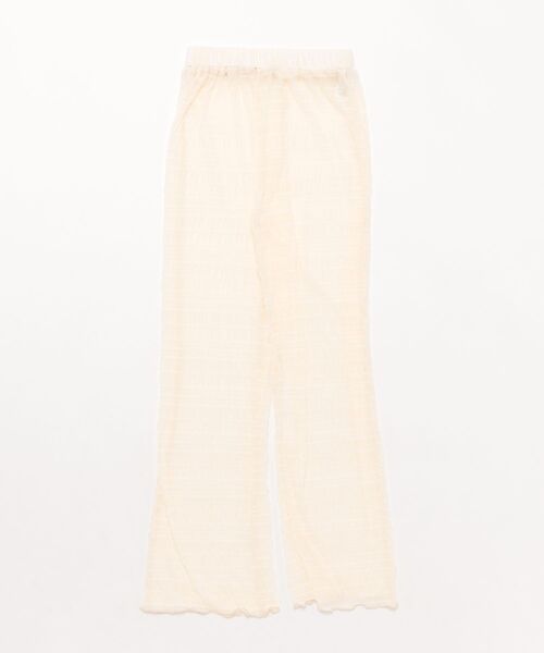 Monocoro toppi（モノコロトッピ）の「シアー プリーツ レイヤード レギンス パンツ（レギンス/スパッツ・レディース・ブラック/オフホワイト/グレー・フリー）」の15枚目の写真