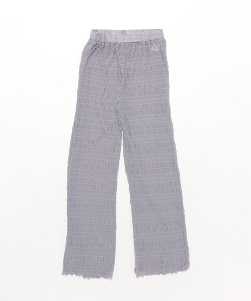 Monocoro toppi（モノコロトッピ）の「シアー プリーツ レイヤード レギンス パンツ（レギンス/スパッツ・レディース・ブラック/オフホワイト/グレー・フリー）」の16枚目の写真