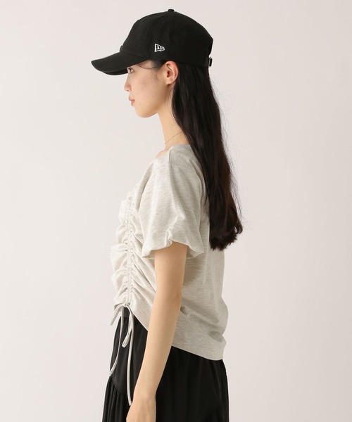 Heather(ヘザー)の「ドロストカットTEE 498978(Tシャツ/カットソー・レディース・グレー/オートミール/スミクロ/ピンク・FREE)」の12枚目の写真