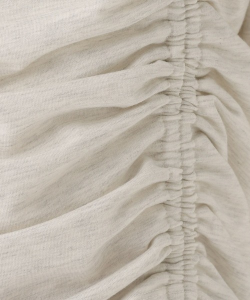 Heather(ヘザー)の「ドロストカットTEE 498978(Tシャツ/カットソー・レディース・グレー/オートミール/スミクロ/ピンク・FREE)」の6枚目の写真