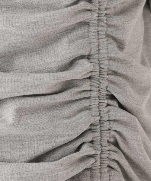 Heather(ヘザー)の「ドロストカットTEE 498978(Tシャツ/カットソー・レディース・グレー/オートミール/スミクロ/ピンク・FREE)」の5枚目の写真