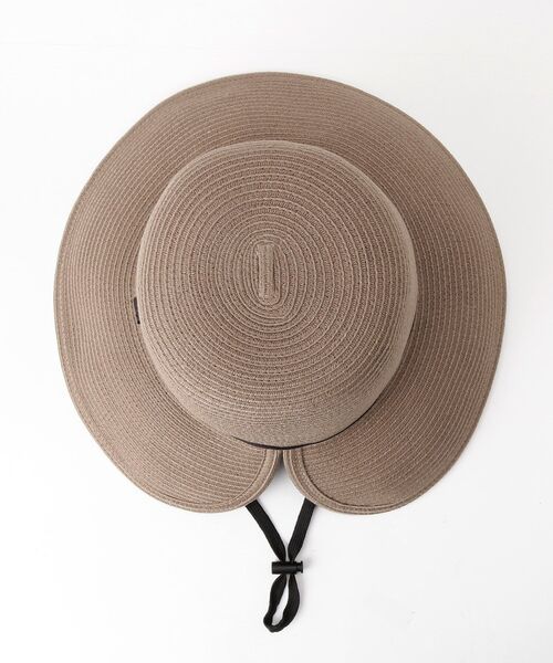 SHOO・LA・RUE（シューラルー）の「【手洗い可能】バックスリットブレードハット（ハット・レディース・ライトベージュ/グレー・00）」の5枚目の写真