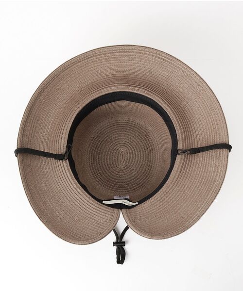SHOO・LA・RUE（シューラルー）の「【手洗い可能】バックスリットブレードハット（ハット・レディース・ライトベージュ/グレー・00）」の6枚目の写真