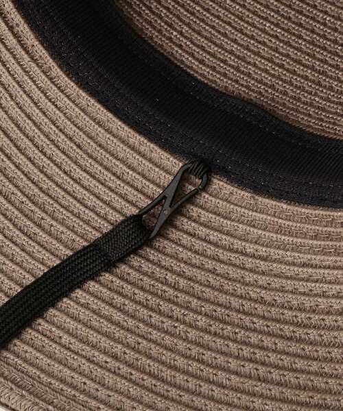 SHOO・LA・RUE（シューラルー）の「【手洗い可能】バックスリットブレードハット（ハット・レディース・ライトベージュ/グレー・00）」の8枚目の写真