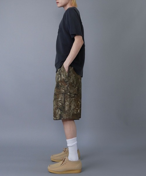 SPINNS（スピンズ）の「カモフラ柄ハーフパンツ/リアルツリー柄/デジタルカモ/カーゴ（カーゴパンツ・メンズ・グリーン系カモフラージュ/ブラウン系カモフラージュ/その他・M/L）」の19枚目の写真