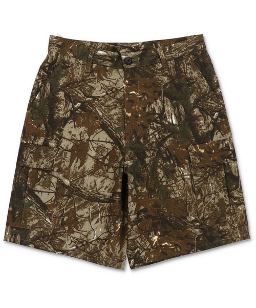 セール】カモフラ柄ハーフパンツ/リアルツリー柄/デジタルカモ/カーゴ
