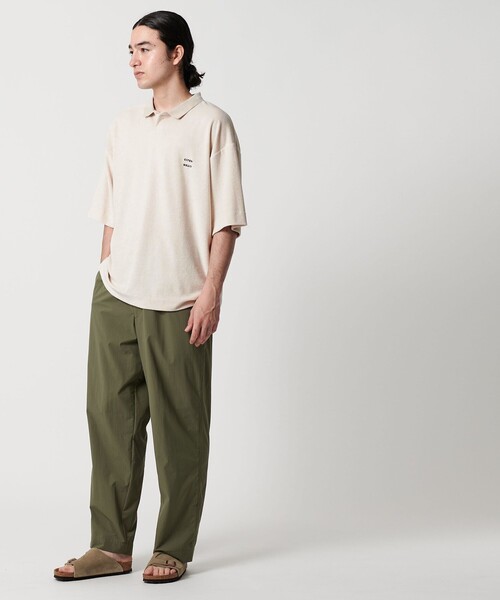 CITEN（シテン）の「＜CITEN＞マイクロパイルポロシャツ（ポロシャツ・メンズ・ブラック/ライトグレー・M/L/S）」の21枚目の写真