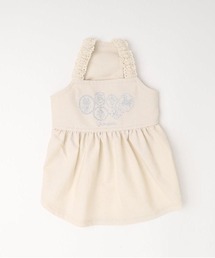 moncheri（モンシェリ）の「冷感フラワーブーケ刺繍キャミワンピース（ペットウェア・キッズ）」