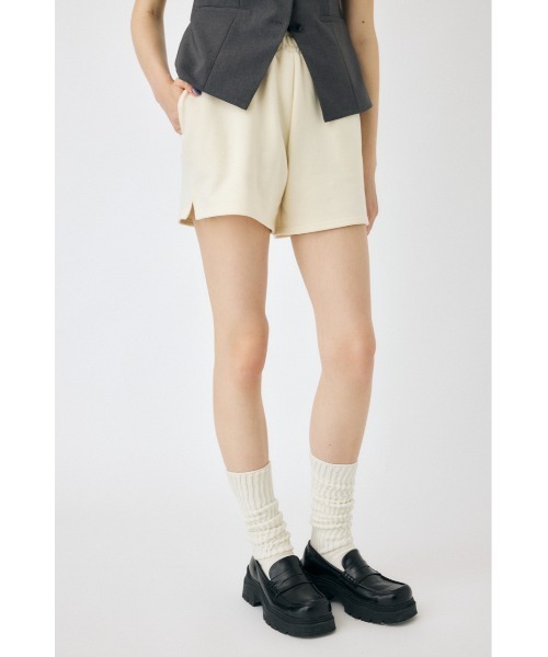 MOUSSY（マウジー）の「SWEAT TRACK ショーツ（スウェットパンツ・レディース・オフホワイト/杢グレー/ブラック・FREE）」の18枚目の写真