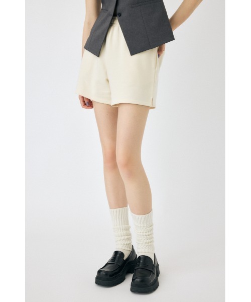 MOUSSY（マウジー）の「SWEAT TRACK ショーツ（スウェットパンツ・レディース・オフホワイト/杢グレー/ブラック・FREE）」の19枚目の写真