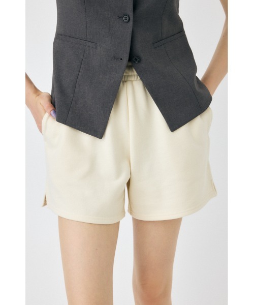 MOUSSY（マウジー）の「SWEAT TRACK ショーツ（スウェットパンツ・レディース・オフホワイト/杢グレー/ブラック・FREE）」の20枚目の写真