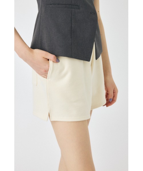 MOUSSY（マウジー）の「SWEAT TRACK ショーツ（スウェットパンツ・レディース・オフホワイト/杢グレー/ブラック・FREE）」の21枚目の写真