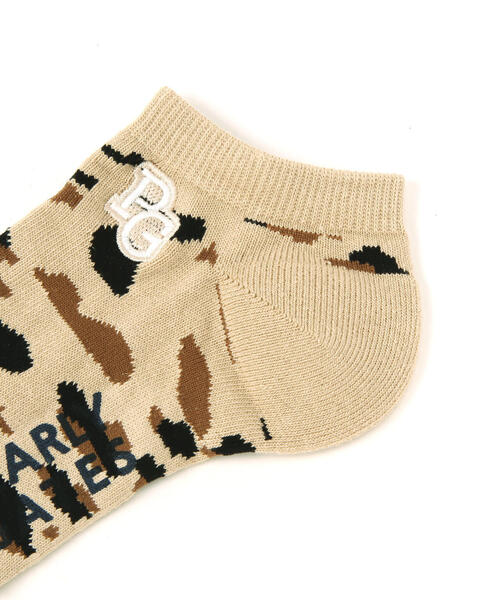 PEARLY GATES(パーリーゲイツ)の「【PEARLY GATES】ヒョウ柄アンクルソックス (MENS)(ソックス/靴下・メンズ・グレー系その他2/ベージュ系その他・FREE)」の3枚目の写真