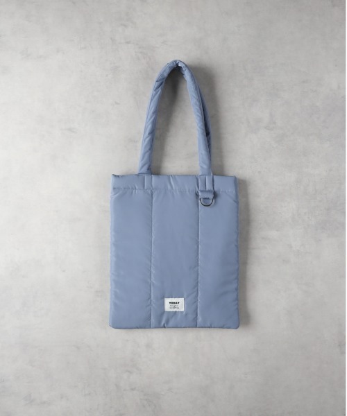 Right-on（ライトオン）の「【HONEYSUCKLE ROSE】パデッドトートバッグ（トートバッグ・レディース・ブラック/オフホワイト/ブルー・ONE SIZE）」の3枚目の写真