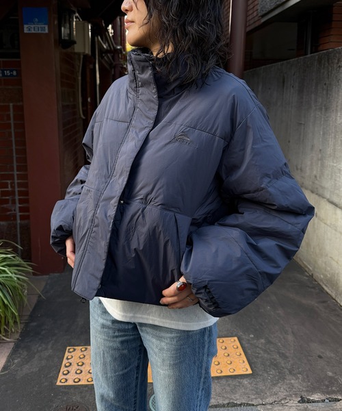 KELTY(ケルティ)の「【KELTY】≪限定別注≫ インサレーションクロップドジャケット ショート丈中綿ブルゾン フェイクダウン 撥水(ダウンジャケット/コート・レディース・ブラック/バーガンディー/ネイビー/ベージュ・FREE)」の19枚目の写真