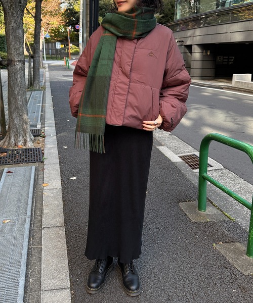 KELTY(ケルティ)の「【KELTY】≪限定別注≫ インサレーションクロップドジャケット ショート丈中綿ブルゾン フェイクダウン 撥水(ダウンジャケット/コート・レディース・ブラック/バーガンディー/ネイビー/ベージュ・FREE)」の17枚目の写真