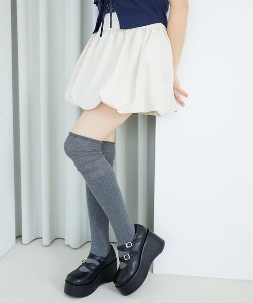 MAJESTIC LEGON(マジェスティックレゴン)の「ダブルクロス厚底シューズ(その他シューズ・レディース・ブラック/ブラウン・SMALL/MEDIUM/LARGE/X-LARGE)」の11枚目の写真