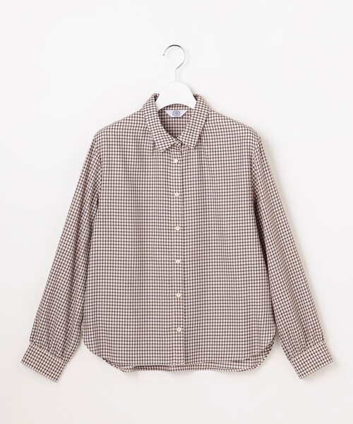 J.PRESS(ジェイプレス)の「サイロチェック シャツ(シャツ/ブラウス・レディース・ベージュ系3/アイボリー系3・T13/T15)」の16枚目の写真