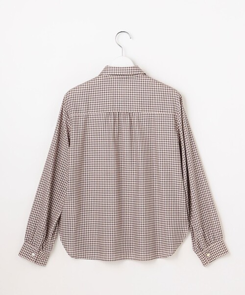 J.PRESS(ジェイプレス)の「サイロチェック シャツ(シャツ/ブラウス・レディース・ベージュ系3/アイボリー系3・T13/T15)」の17枚目の写真