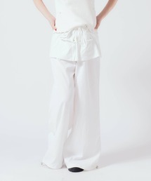 layered wide pants / レイヤード ワイドパンツ
