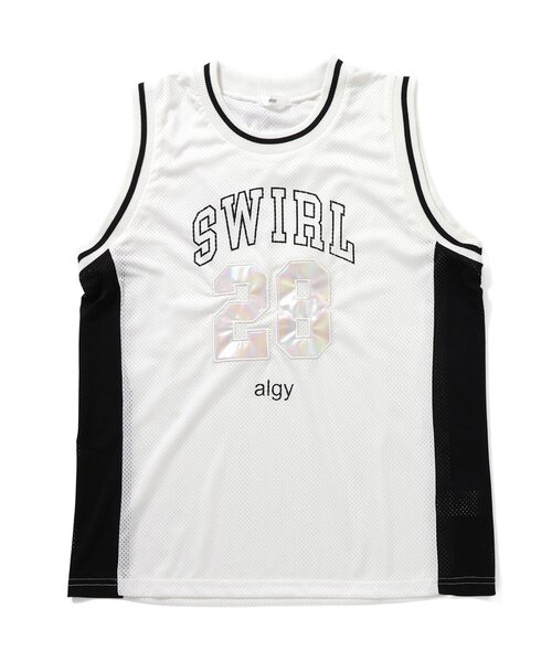 algy（アルジー）の「オーロラナンバリングBIGタンク（タンクトップ・キッズ・オフホワイト/ネイビー/レッド・SMALL/MEDIUM/X-SMALL/XX-SMALL）」の14枚目の写真