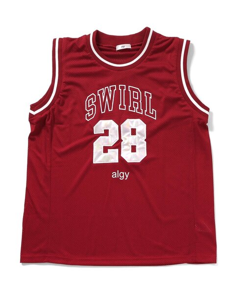 algy（アルジー）の「オーロラナンバリングBIGタンク（タンクトップ・キッズ・オフホワイト/ネイビー/レッド・SMALL/MEDIUM/X-SMALL/XX-SMALL）」の16枚目の写真