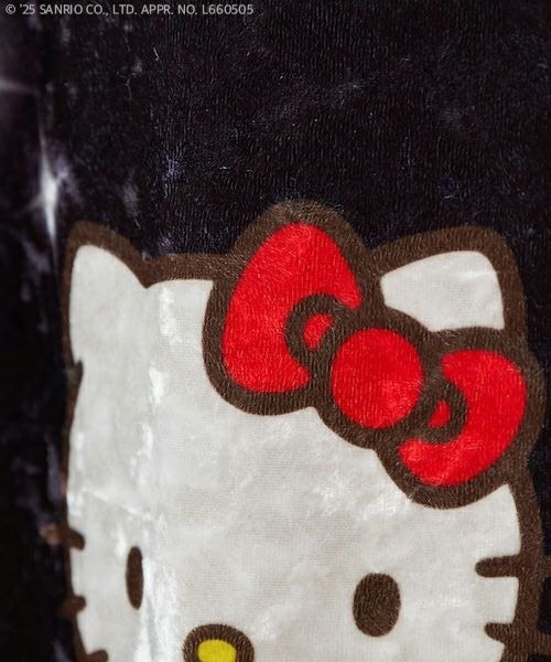 Candy Stripper(キャンディストリッパー)の「【HELLO KITTY】KILA KILA VELOUR サロペット(サロペット/オーバーオール・レディース・ピンク/ブラック・FREE)」の8枚目の写真