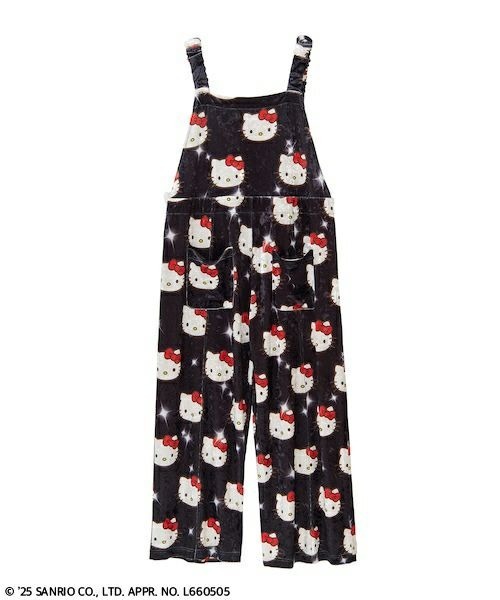 セール】【HELLO KITTY】KILA KILA VELOUR サロペット（サロペット