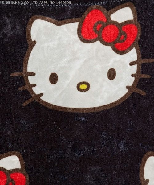 Candy Stripper(キャンディストリッパー)の「【HELLO KITTY】KILA KILA VELOUR サロペット(サロペット/オーバーオール・レディース・ピンク/ブラック・FREE)」の7枚目の写真