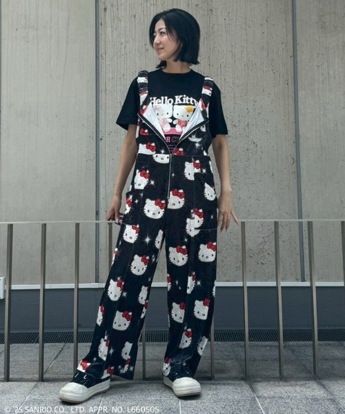 セール】【HELLO KITTY】KILA KILA VELOUR サロペット（サロペット