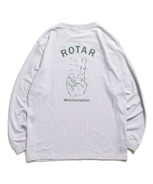 ROTAR（ローター）の「Mind Connection LS Tee（Tシャツ/カットソー・メンズ・ブラック/ブルー系その他/アッシュグレー・X-LARGE/LARGE/MEDIUM/SMALL）」の3枚目の写真
