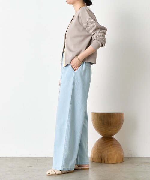 ファビアナカーデ　アイボリー ファビアナカーデ アイボリー FABIANA FILIPPI】 【Vネック