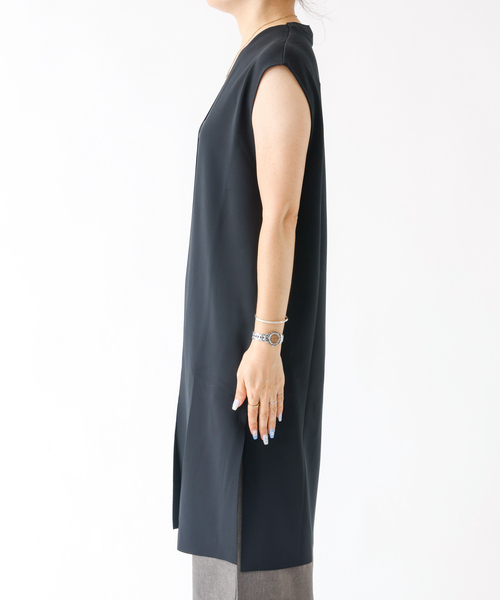 DESIGNWORKS（デザインワークス）の「カットオフロンクジレ（ベスト・レディース・ブラック/アイボリー・フリー）」の10枚目の写真