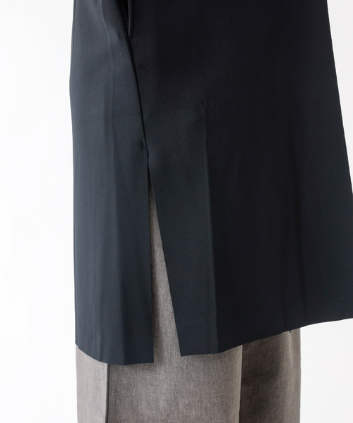 DESIGNWORKS（デザインワークス）の「カットオフロンクジレ（ベスト・レディース・ブラック/アイボリー・フリー）」の6枚目の写真