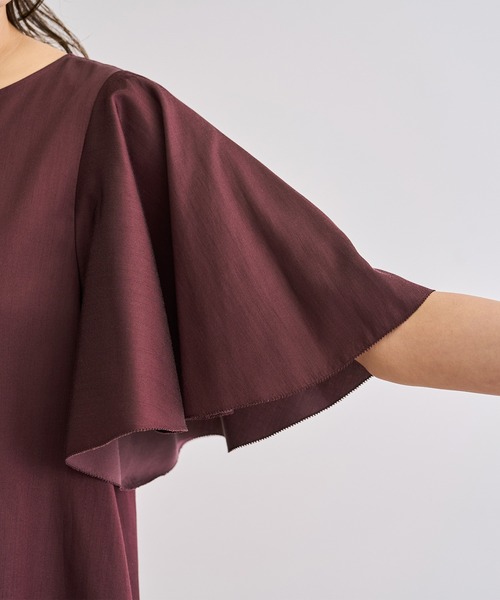 ROPE'（ロペ）の「【洗える】フレアスリーブオーバーブラウス【WEB・一部店舗限定】（シャツ/ブラウス・レディース・オフホワイト/ブラック/ワイン・FREE）」の18枚目の写真