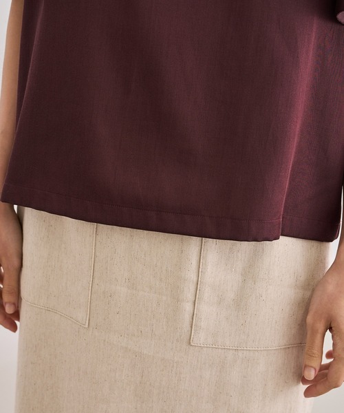 ROPE'（ロペ）の「【洗える】フレアスリーブオーバーブラウス【WEB・一部店舗限定】（シャツ/ブラウス・レディース・オフホワイト/ブラック/ワイン・FREE）」の19枚目の写真