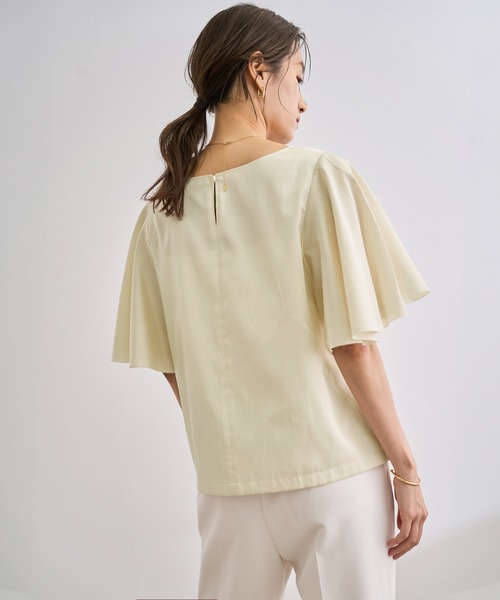 ROPE' / ロペ 【洗える】フレアスリーブオーバーブラウス【WEB・一部店舗限定】 WEB・一部店舗限定】フレアスリーブオーバーブラウス/洗える