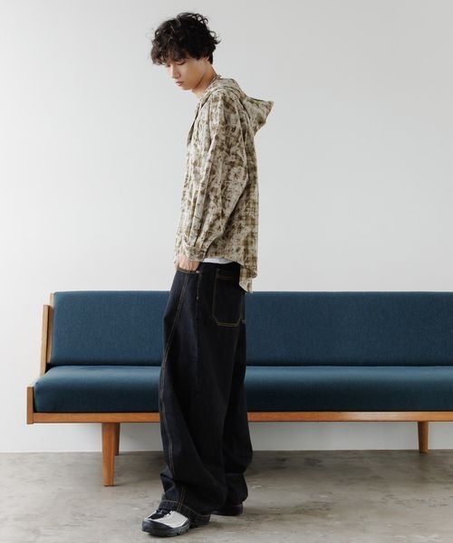 PBLIM(ページボーイリム)の「《UNISEX》オンブレフードシャツ(シャツ/ブラウス・レディース・オレンジ/ブルー/カーキ・FREE)」の14枚目の写真