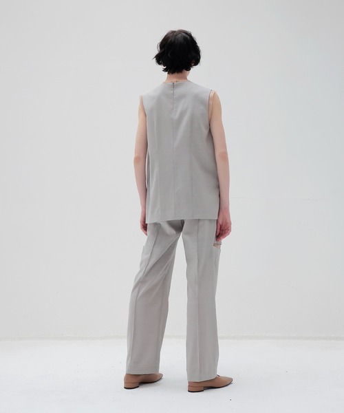 DRESSLAVE（ドレスレイブ）の「suiting trousers(スーチングトラウザーズ)（スラックス・レディース・グレー/ブラック・38/36）」の13枚目の写真