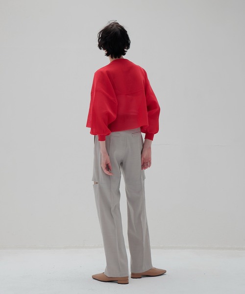 DRESSLAVE（ドレスレイブ）の「suiting trousers(スーチングトラウザーズ)（スラックス・レディース・グレー/ブラック・38/36）」の18枚目の写真