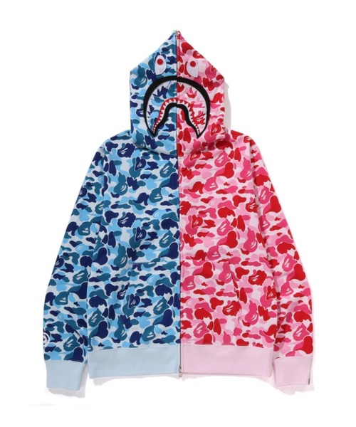 ABC CAMO SEPARATE SHARK FULL ZIP HOODIE（パーカー）｜A