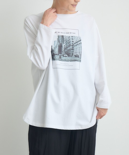 Dignite Collier フォトプリント2WAY Tシャツ（Tシャツ