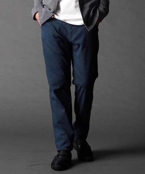 NICOLE CLUB FOR MEN（ニコルクラブフォーメン）の「ガムストレッチカラーパンツ（その他パンツ・メンズ・ブラック系1/ブラック系2/チャコール/ベージュ・SMALL/MEDIUM/LARGE/X-LARGE）」の3枚目の写真