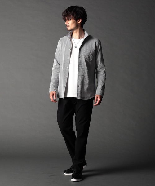 NICOLE CLUB FOR MEN（ニコルクラブフォーメン）の「ガムストレッチカラーパンツ（その他パンツ・メンズ・ブラック系1/ブラック系2/チャコール/ベージュ・SMALL/MEDIUM/LARGE/X-LARGE）」の7枚目の写真