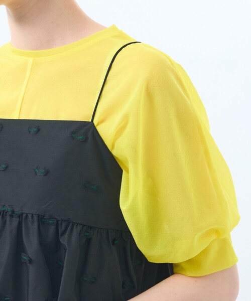 MACKINTOSH PHILOSOPHY（ﾏｯｷﾝﾄｯｼｭ ﾌｨﾛｿﾌｨｰ）の「カットジャカードビスチェ（Tシャツ/カットソー・レディース・ブラック・38）」の10枚目の写真