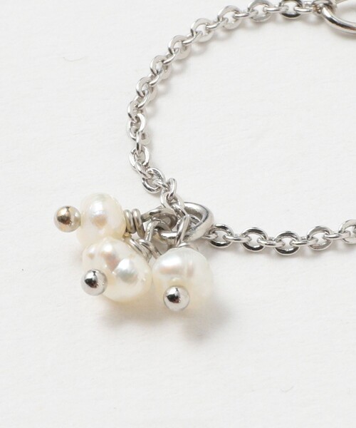 BEAMS BOY（ビームスボーイ）の「【1/15再値下げ】淡水パール スライド リング（リング・レディース・ゴールド/シルバー・ONE SIZE）」の3枚目の写真