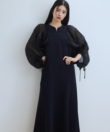 ADAM ET ROPE'（アダムエロペ）の「シアースリーブコンビドレス（ドレス）」