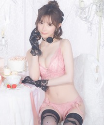 Tika（ティカ）の「下着セット レディース セットアップ ラブリー フリル リボン レース ブラジャー ショーツ ランジェリー [ A B C D E F カップ 展開★]（ブラ&ショーツ）」