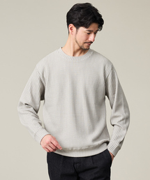 ABAHOUSE GRAY | 【立体ビッグワッフル】 長袖Tシャツ(Tシャツ/カットソー)